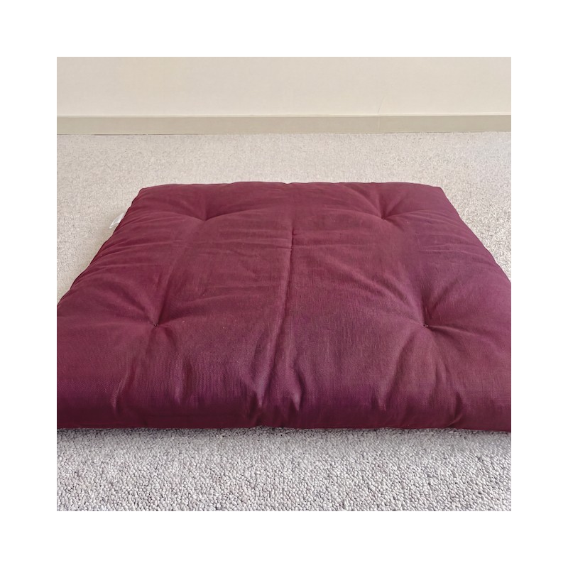 zafuton-tapis-méditation-bordeaux