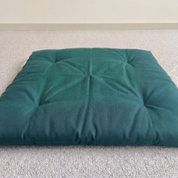 Zafuton-tapis-méditation-vert