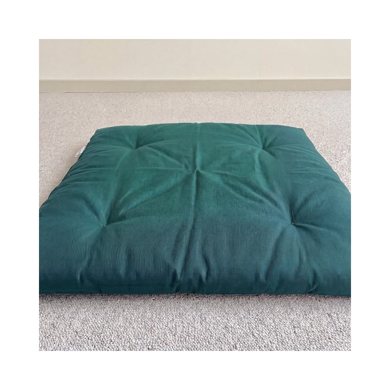Zafuton-tapis-méditation-vert