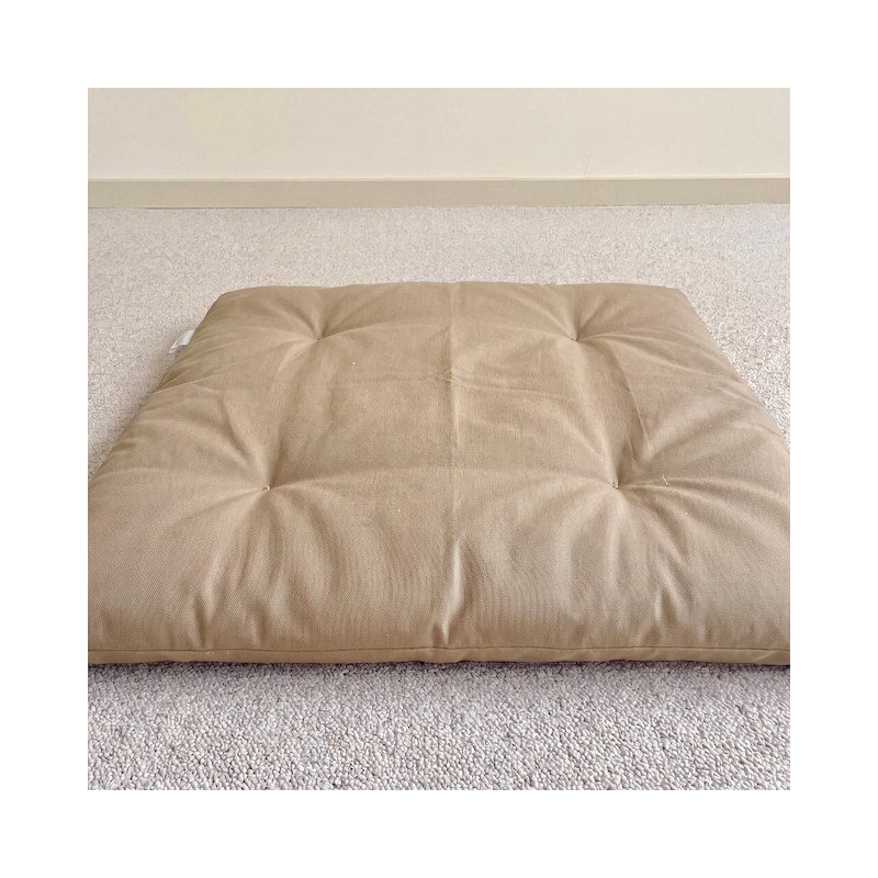 Zafuton-tapis-méditation-beige