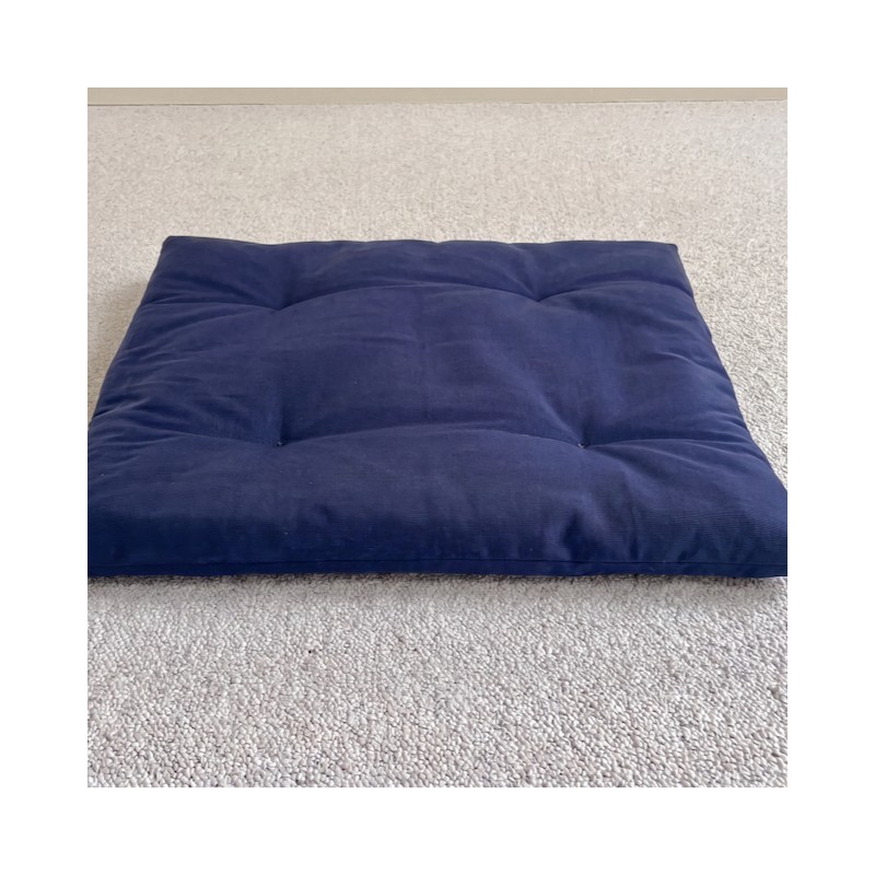 Zafuton-tapis-méditation-bleu