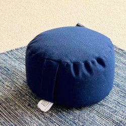 Zafu épeautre bio bleu boutique zen