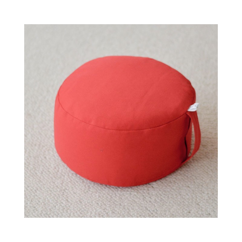 Zafu épeautre bio rouge boutique zen
