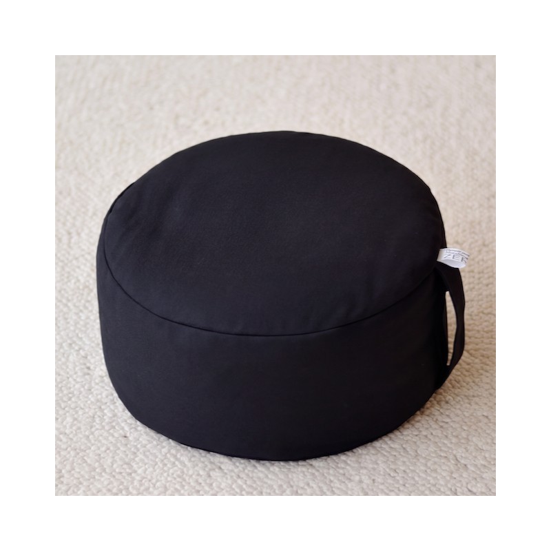 Zafu en épeautre bio couleur noir
