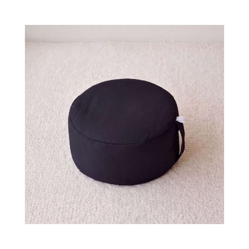 Zafu-épeautre-bio-noir-boutique-zen