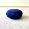 Zafu de voyage bleu en kapok - Boutique Zen