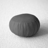 Zafu de voyage gris en kapok - Boutique Zen