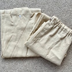 Ensemble Samue tissu naturel ramie, Boutique Zen