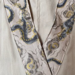 Veste samue tissu japonais, création Boutique Zen