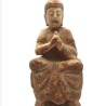 Bouddha-bois-ancien-statuette de Manjusri-Boutique Zen