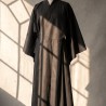 Kimono pour la méditation zen en coton noir