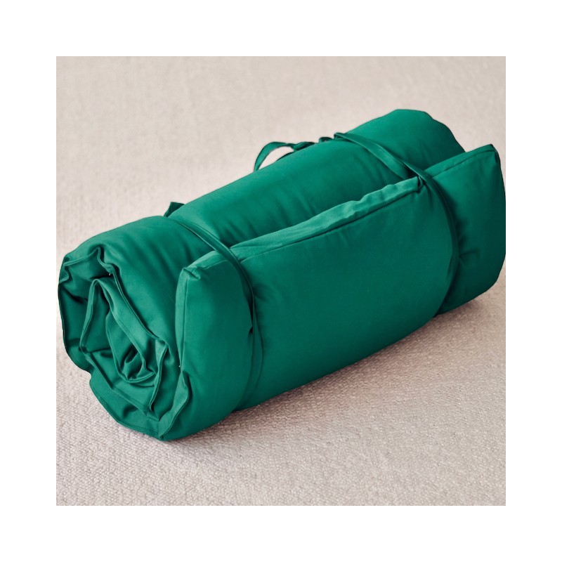 futon de massages vert-émeraude