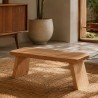 Banc pliable en bois solide