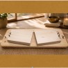 Banc de méditation pliable en bois de pin, fabriqué en France