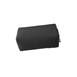 Zafu rectangulaire (épeautre) noir pour la méditation